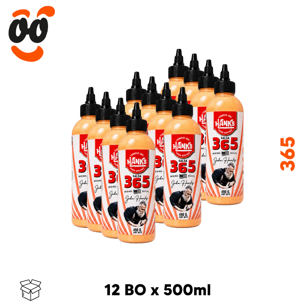 Hanks Salsa 365 (Caja 12x500ml)