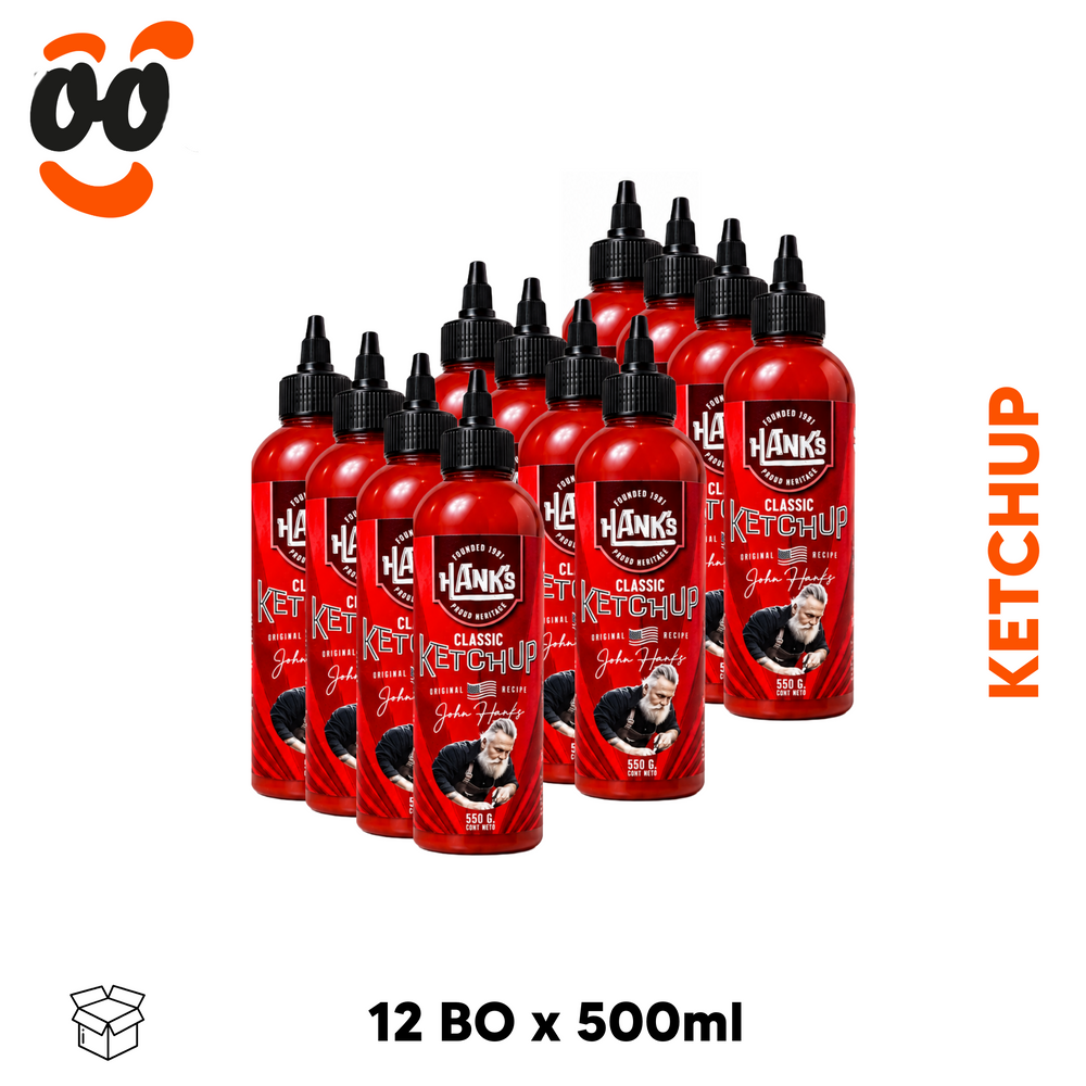 Hanks Ketchup (Caja 12x500ml)
