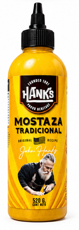 Hanks Mostaza Tradicional (Botella 500ml)
