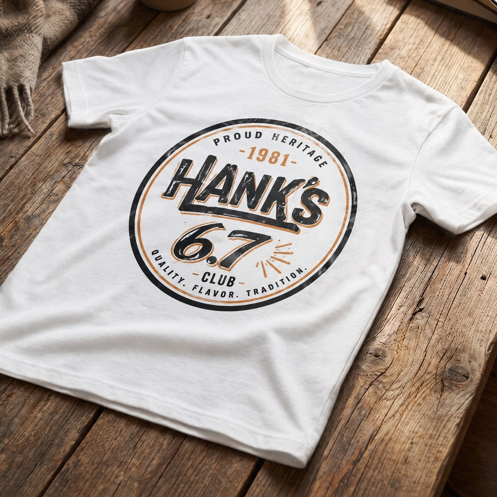 Polera blanca Hanks Club 6.7