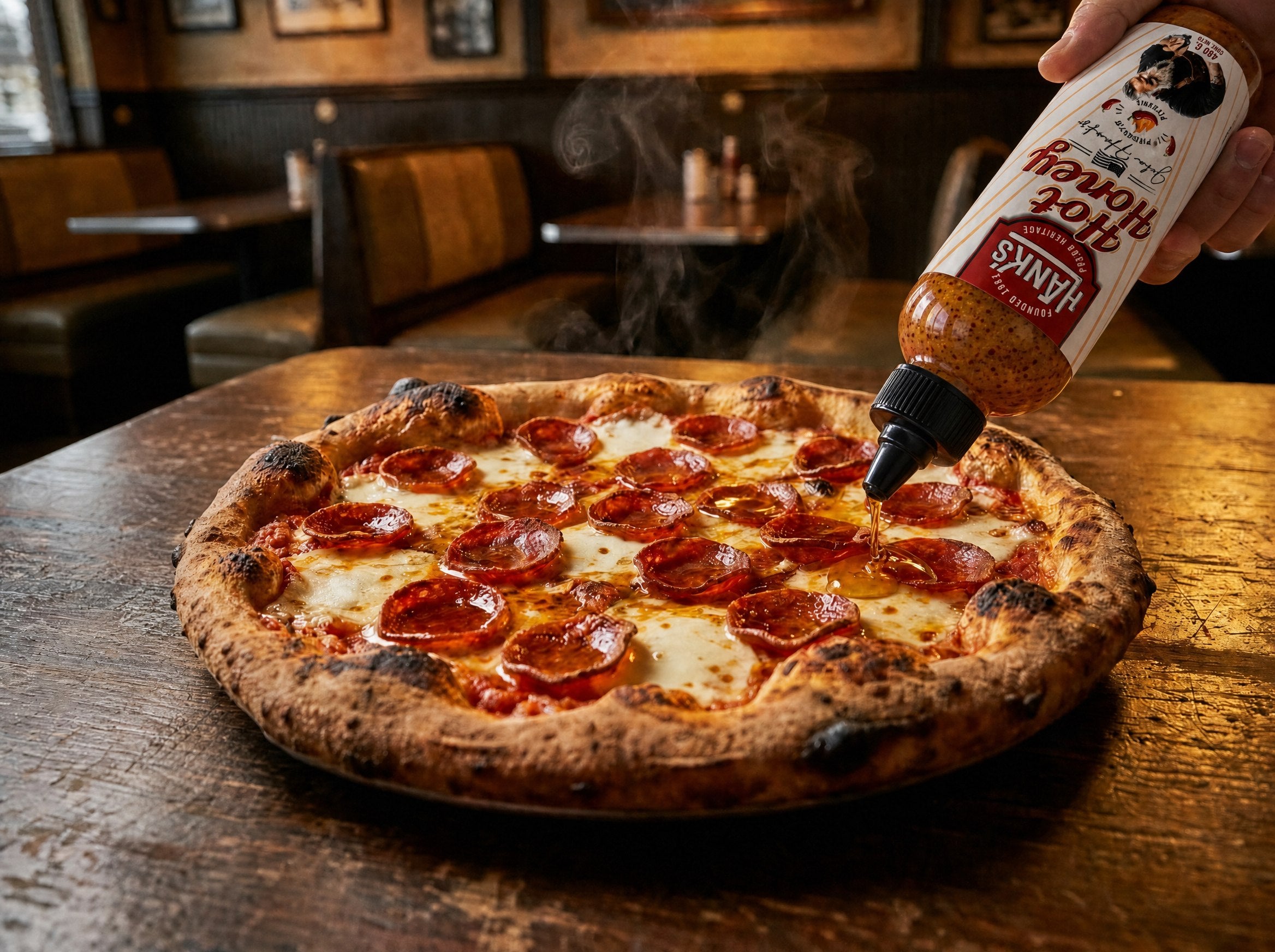 Pizza con Hanks Hot Honey